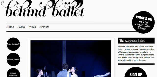 Behind Ballet