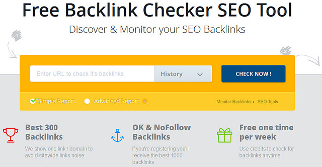 Free Backlink Checker SEO Tool