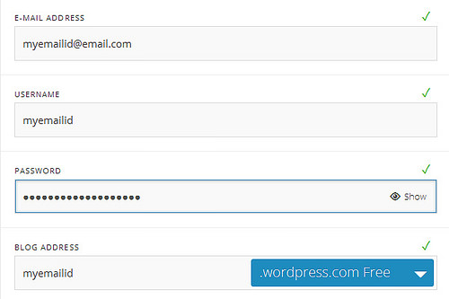 WordPress Signup