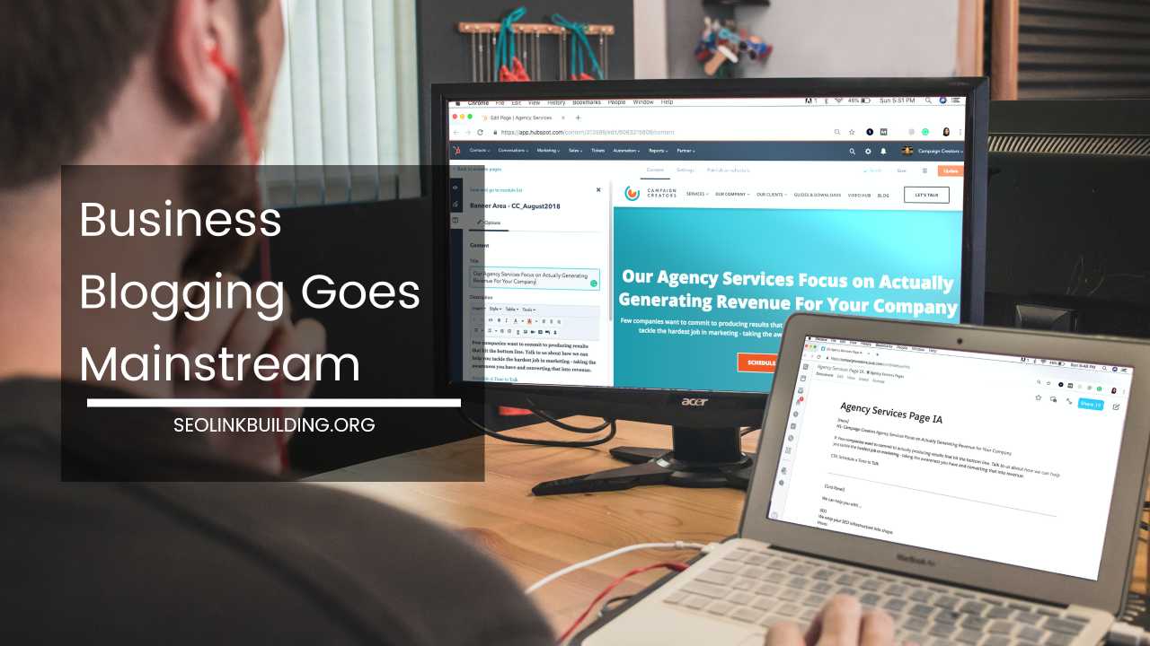 Business Blogging Goes Mainstream