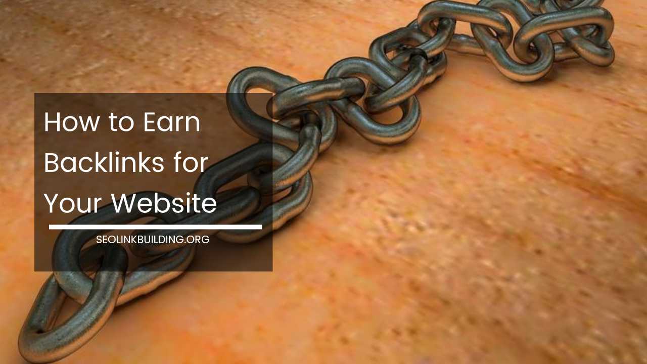 Earn Backlinks For Website