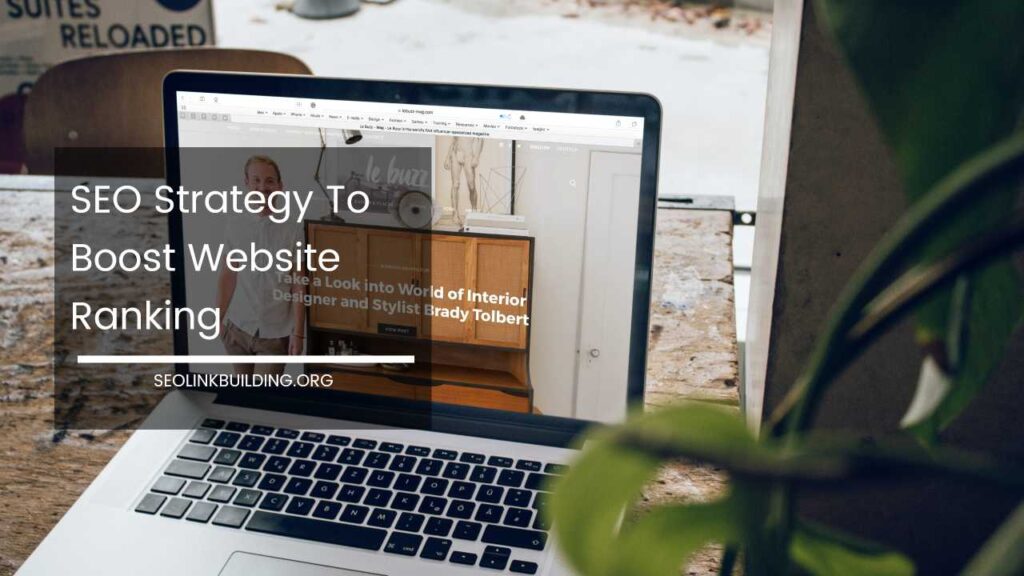 SEO Strategy to Boost Website Ranking